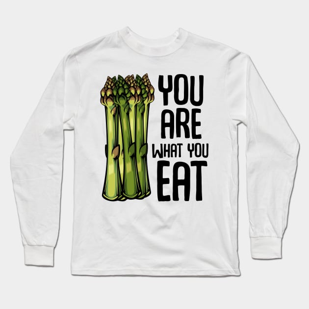 Vegetable Asparagus Long Sleeve T-Shirt by Lumio Gifts